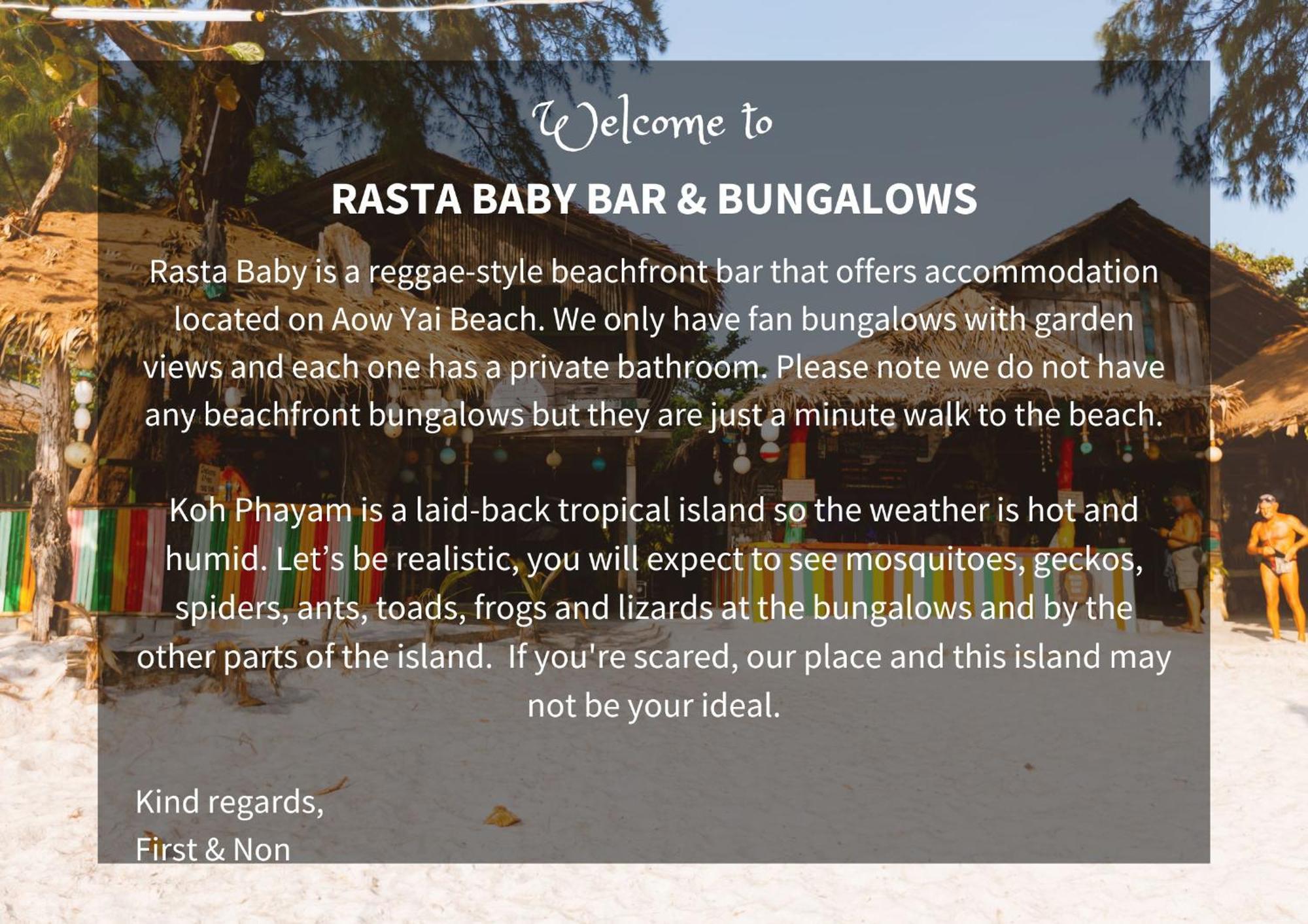Rasta Baby Bar & Bungalows - Suitable For Young Travelers Koh Phayam Extérieur photo